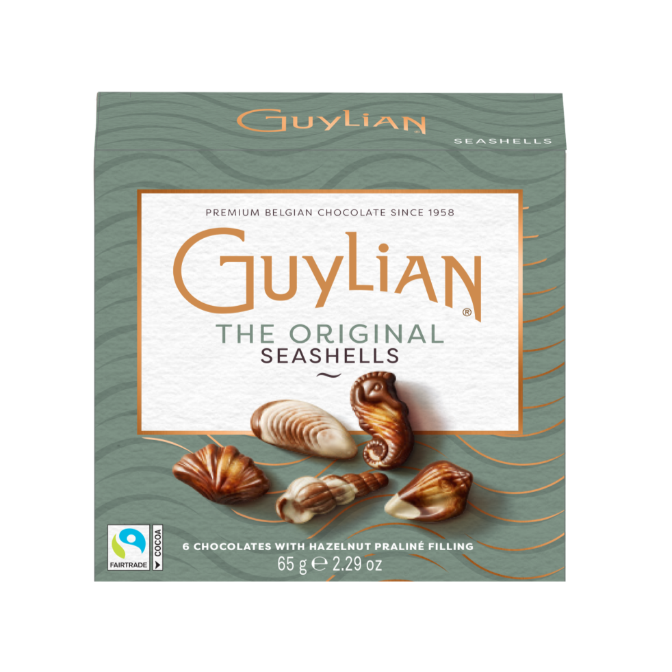 Guylian Chocolate Seashells 65g (Box of 6)