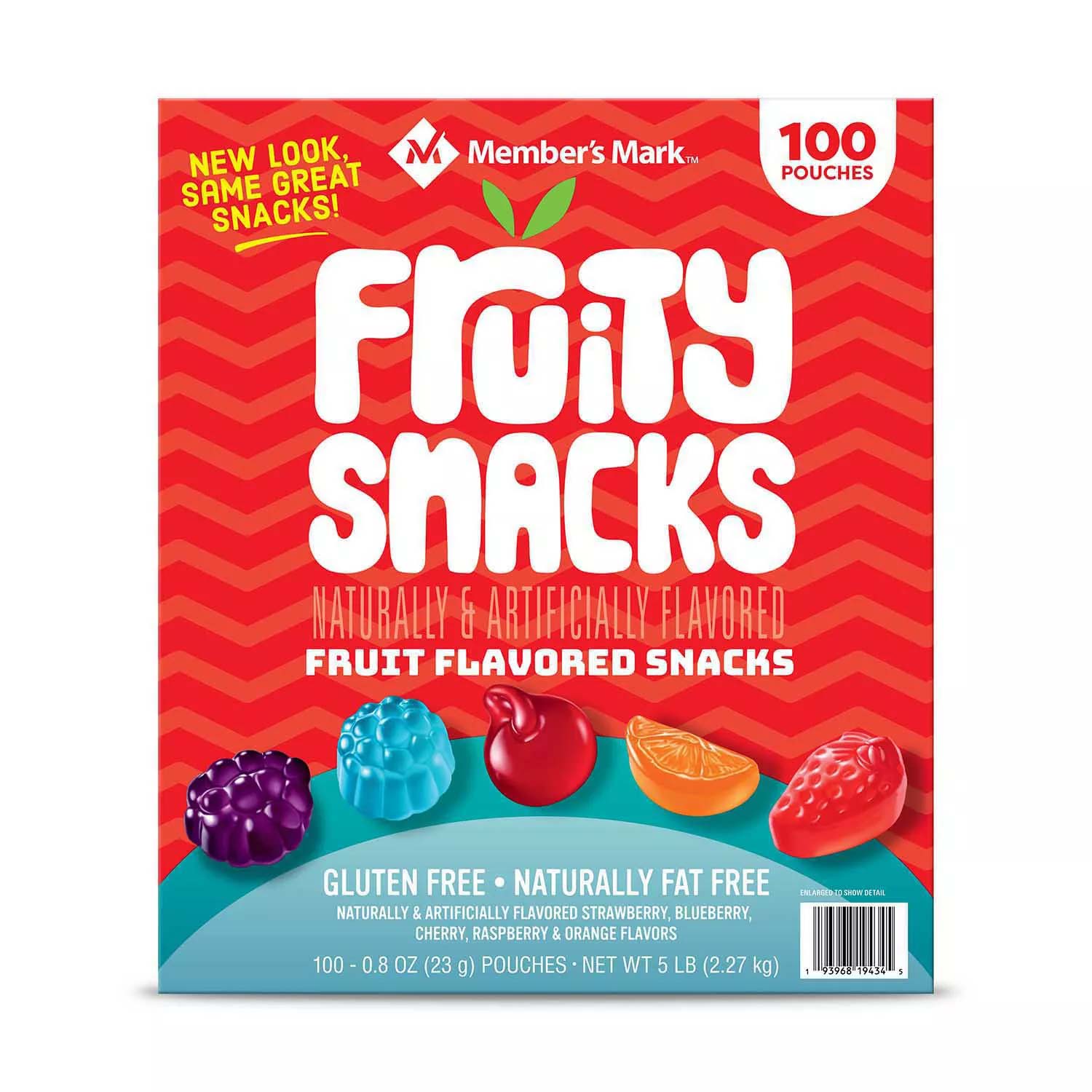 Fruity Snacks – 0.8 Oz – 100 Pack