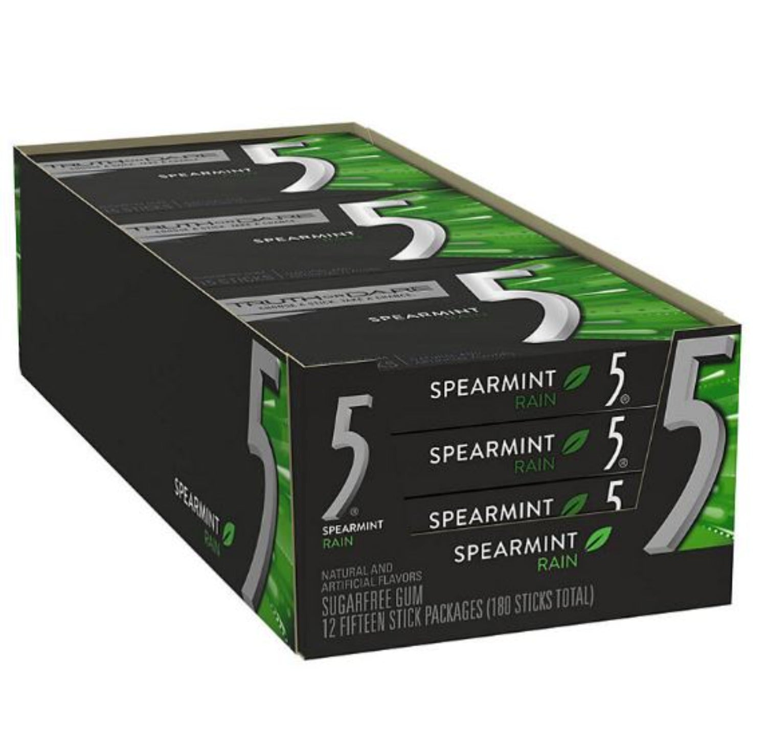 Wrigley's 5 Gum Spearmint Rain (15 ct., 12 pk.)