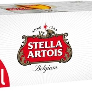 🧡ONLY TODAY🧡Stella Artois Premium Lager Beer Can, 440ml (Pack of 18)