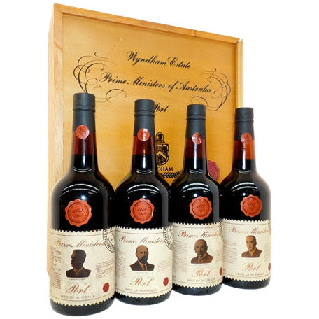 1979 | Wyndham Estate Prime Ministers of Australia Vintage Port | Series 2 (4 Bottles)