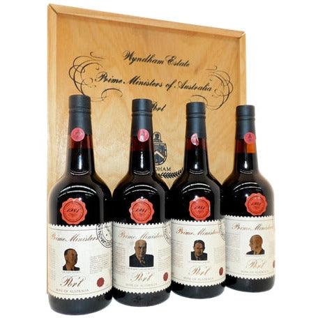 1981 | Wyndham Estate Prime Ministers of Australia Vintage Port | Series 5 (4 Bottles)