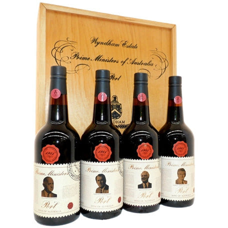 1981 | Wyndham Estate Prime Ministers of Australia Vintage Port | Series 6 (4 Bottles)