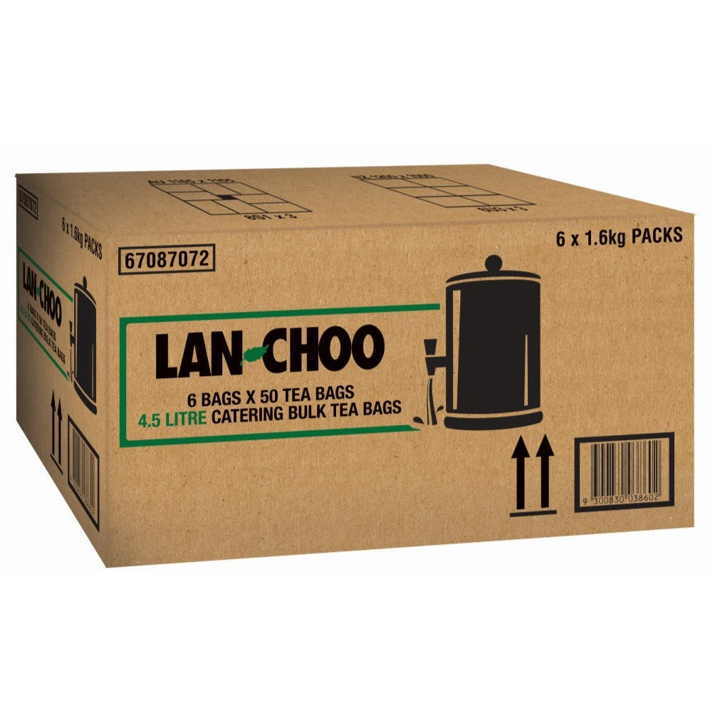 Lan-choo Bulk Urn Tea Bags, 6 Bags x 1.6kg Tea Bags