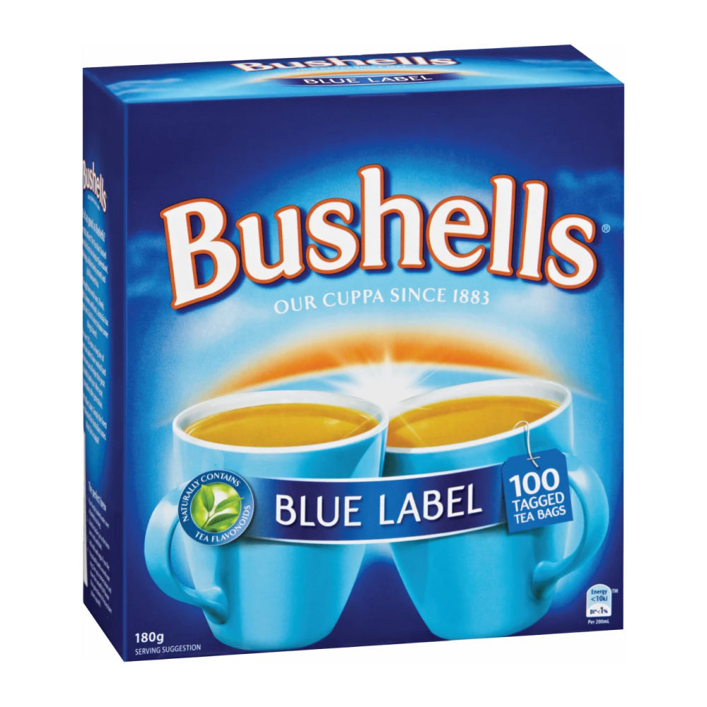 Bushells Blue Label Tea Bags 100 Bags (Box of 5)