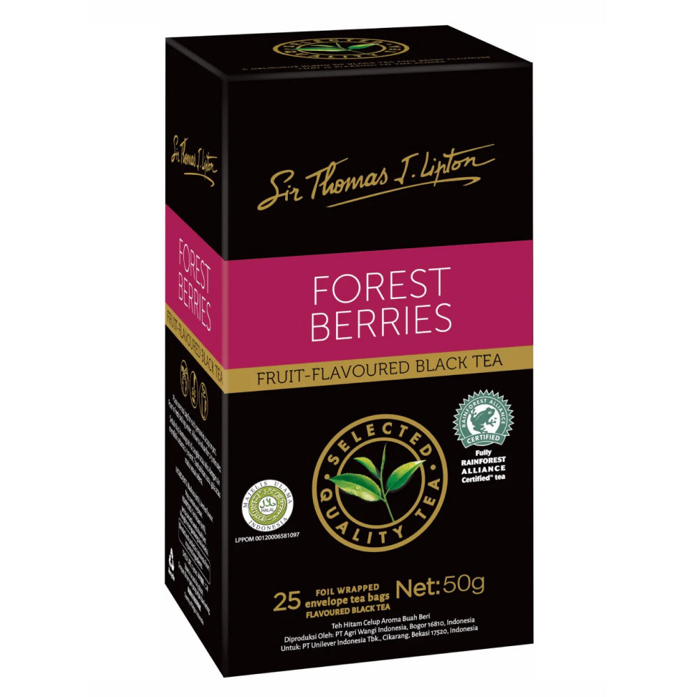 Sir Thomas Lipton Forrest Berries 25 Bags (Box of 6)