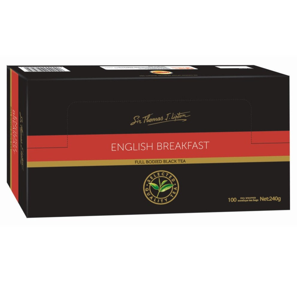 Sir Thomas Lipton English Breakfast 100 Bags (Box of 4)