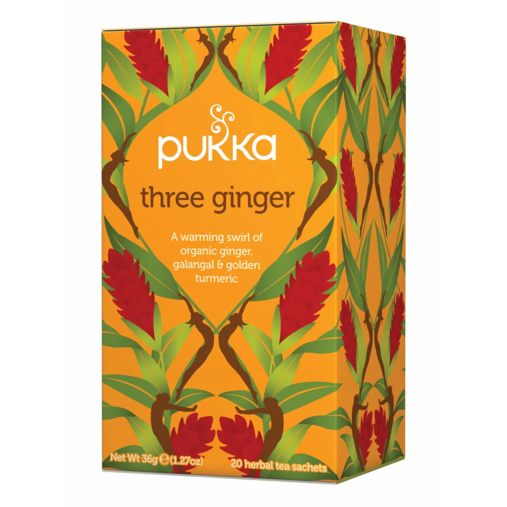 Pukka Three Ginger Tea 20 Bags (Box of 4)