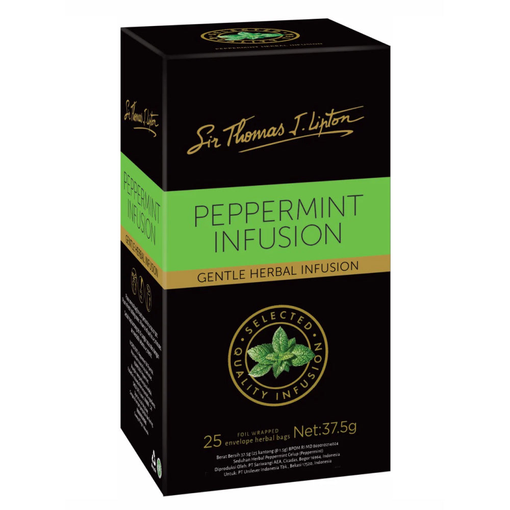 Sir Thomas Lipton Peppermint Infusion 25 Bags (Box of 6)