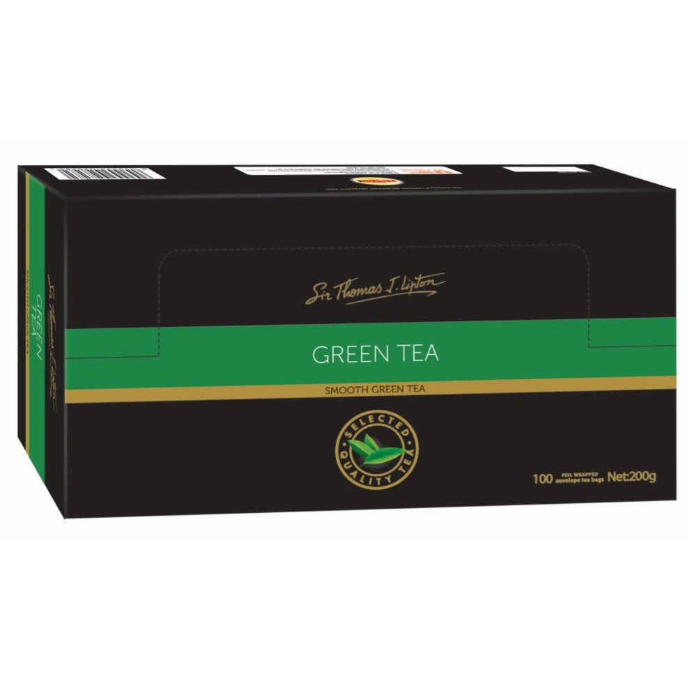 Sir Thomas Lipton Green Tea 100 Bags (Box of 4)