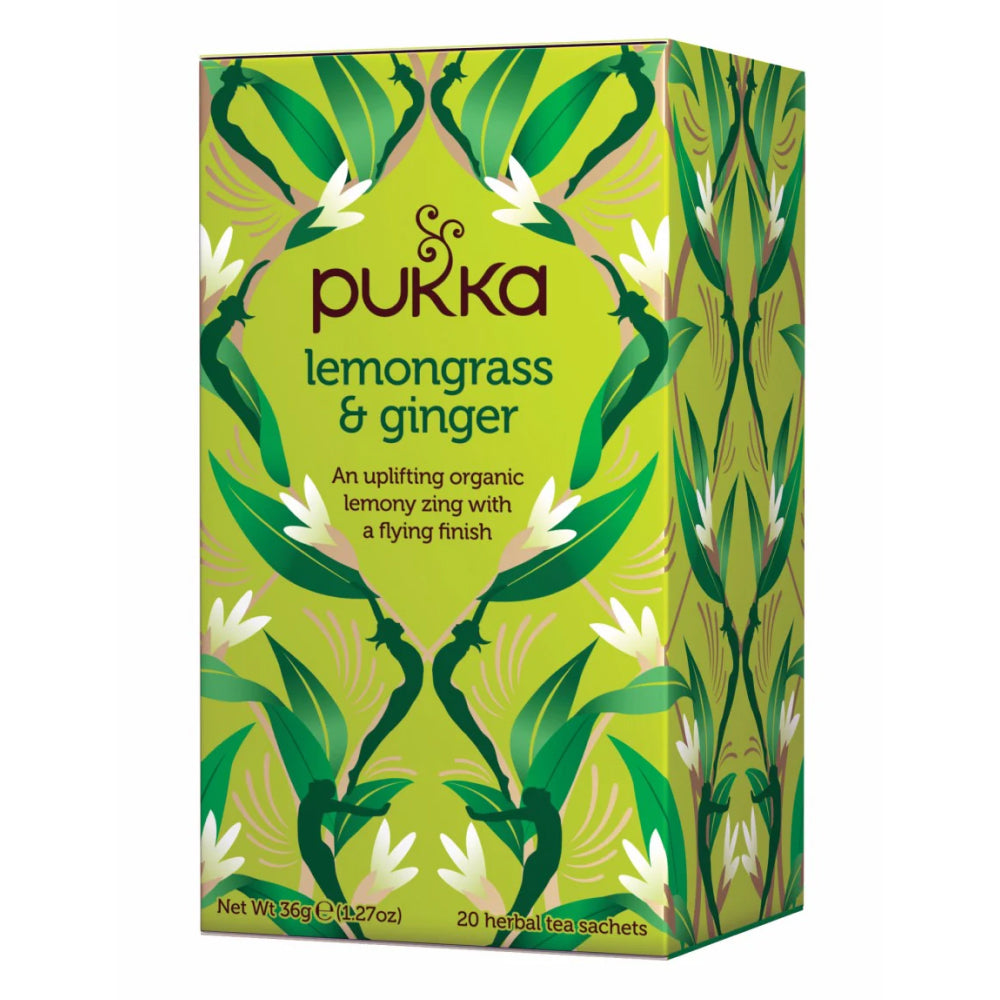 Pukka Lemongrass & Ginger 20 Bags (Box of 4)