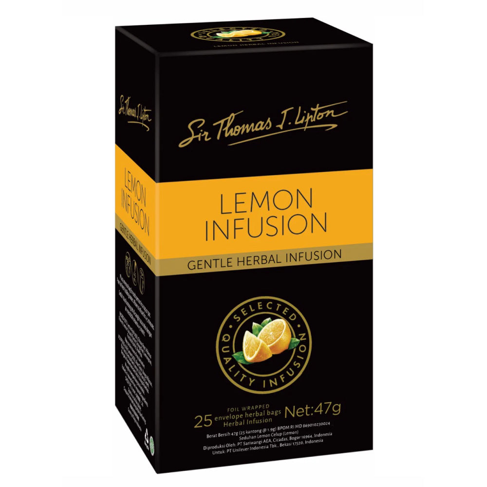 Sir Thomas Lipton Lemon Infusion 25 Bags (Box of 6)