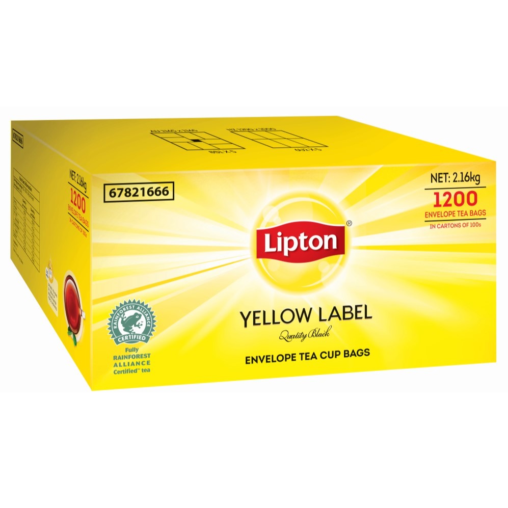 Lipton Yellow Label Quality Black Envelope 1200 Tea Bags