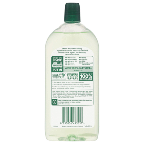 PalmoliveAntibacterialLiquidHandwashSoapRefill500mlBack.png