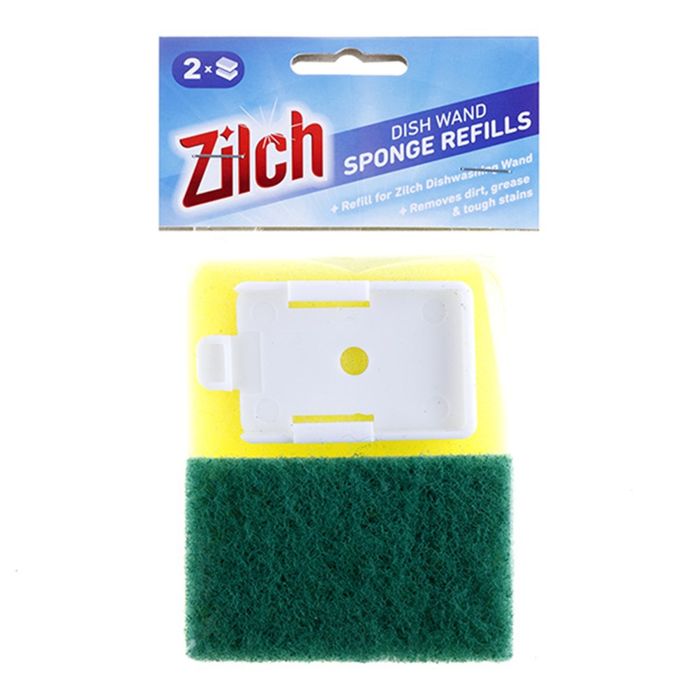 Zilch Dishwashing Wand Refill 2 Pack