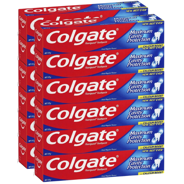 12 x Colgate Maximum Cavity Protection 180g