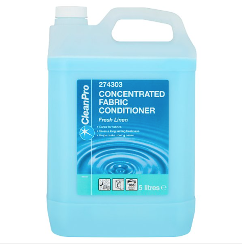 CleanPro Fresh Linen Concentrated Fabric Conditioner 5 Litres (Case of 3)