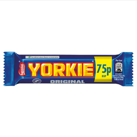 Yorkie Milk Chocolate Bar 46g (case of 24 bars)