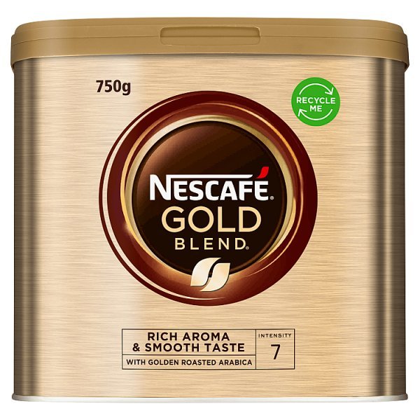 NESCAFE Gold Blend Instant Coffee 750g Tin (Pack of 6)