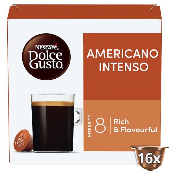 Nescafe Dolce Gusto Americano intenso coffee pods X16 (Pack of 1)