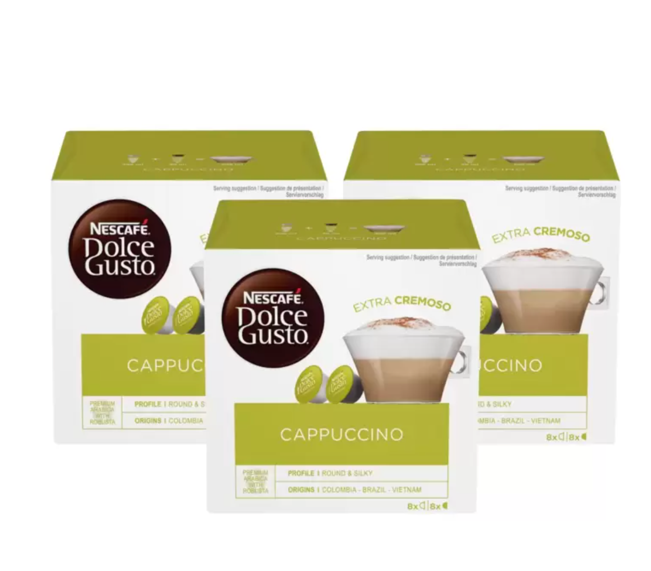 Nescafé Dolce Gusto Cappuccino Coffee Pods, 24 Servings