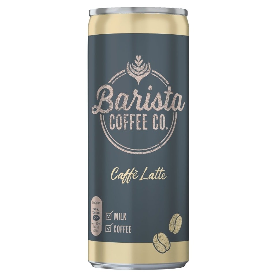 Barista Coffee Co. Caffe Latte 250ml (Pack of 12) PM1