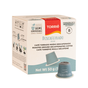 100% Home Compostable Nespresso Compatible Decaf Coffee 10 Capsules (Pack of 1)