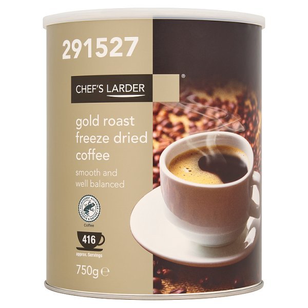 Chef's Larder Gold Roast Freeze Dried Coffee 750g (Pack of 1)