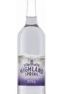 Highland Spring Still Water Glass Bottles 24x330ml