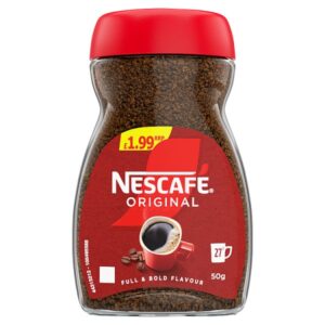 Nescafe Original Instant Coffee 50g (Pack of 12)