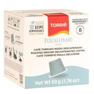 100% Home Compostable Nespresso Compatible Decaf Coffee 60 Capsules (Pack of 1)