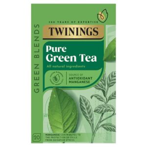 Twinings Pure Green Tea 20 Tea Bags 50g (Pack of 4)