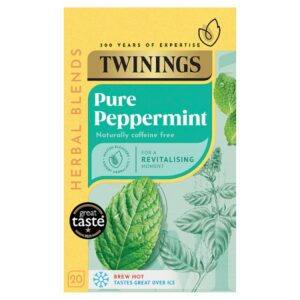 Twinings Pure Peppermint 20 Tea Bags 40g (Pack of 4)
