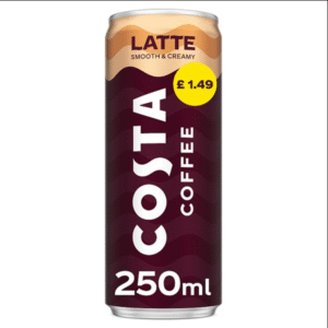 Costa Coffee Latte Iced Coffee 12 x 250ml, PMP 1.49, Case of 12