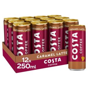 Costa Coffee Caramel Latte Iced Coffee 12 x 250ml, PMP 1.49, Case of 12