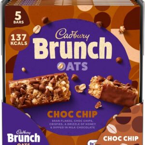 【Buy 10 Get 5 Free】Cadbury Brunch Chocolate Chip Bar 5x32g