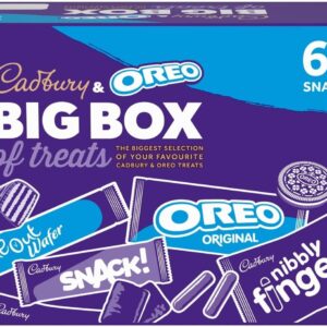 Cadbury & OREO Biscuit 64 Selection Bulk Box of Treats 1.8kg