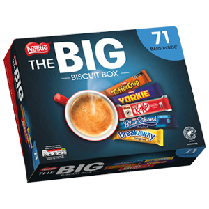 Nestle Big Biscuit Box, 71 x Bulk Chocolate Box, 1.4 kg of Chocolate